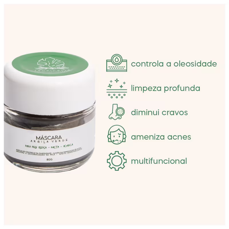 Kit Tropicália Cosméticos Naturais Tchau Oleosidade Trio (3 Produtos)