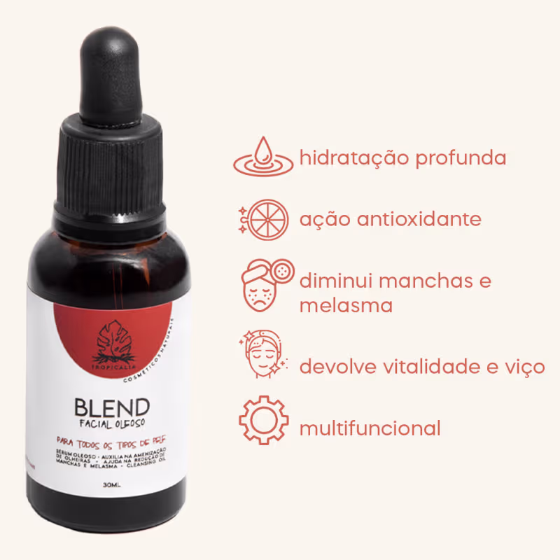 Kit Tropicália Cosméticos Naturais Peles Oleosas Completo (7 Produtos)