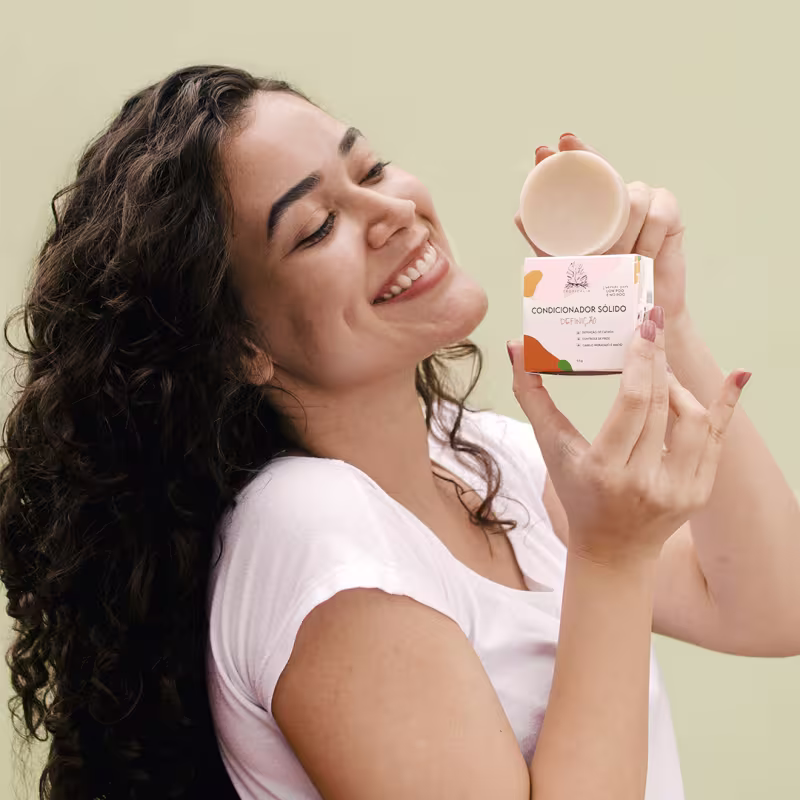 Kit S.O.S Cabelo (Shampoo Sólido equilíbrio + Condicionador Sólido definição + Blend de óleos Umectante capilar)