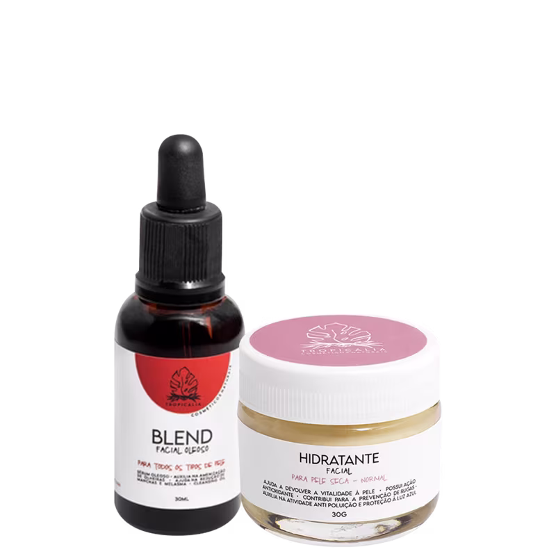 Kit Tropicália Cosméticos Naturais Hidratação Peles Secas Duo (2 Produtos)
