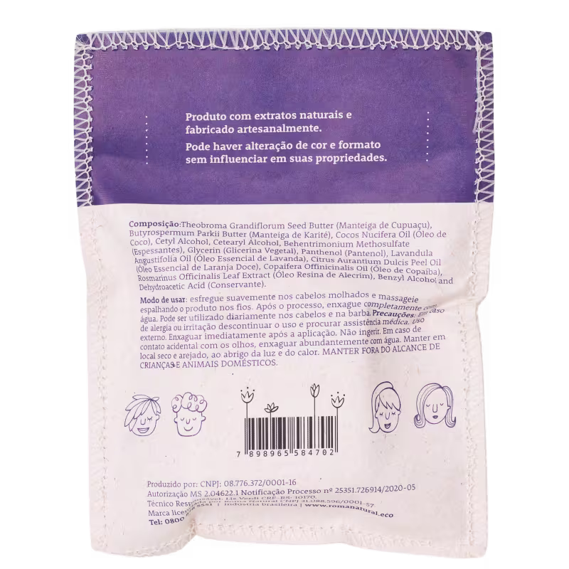 Roma Natural Bálsamo Supremo - Condicionador em Barra 50g