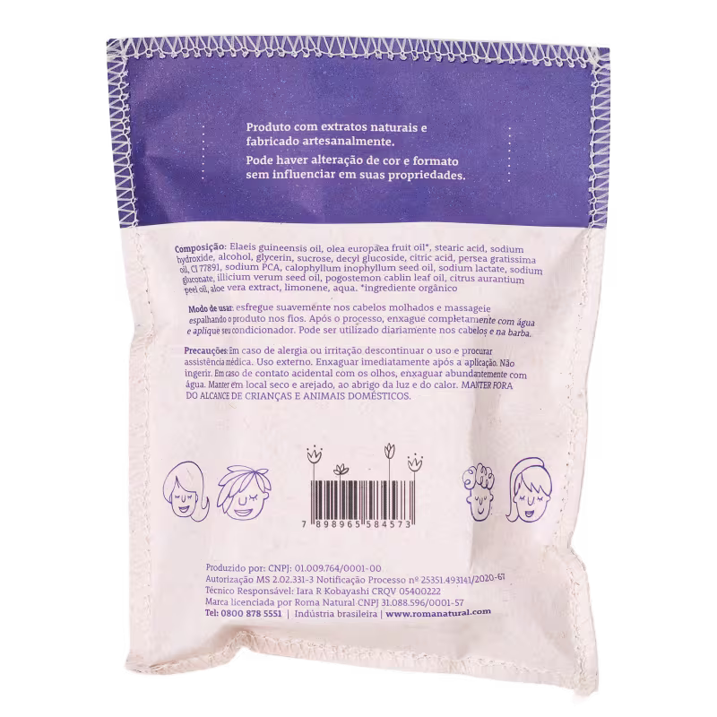 Roma Natural Essenza - Shampoo em Barra 100g