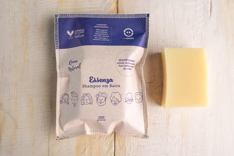 Roma Natural Essenza - Shampoo em Barra 100g