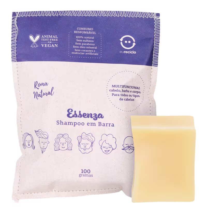 Roma Natural Essenza - Shampoo em Barra 100g