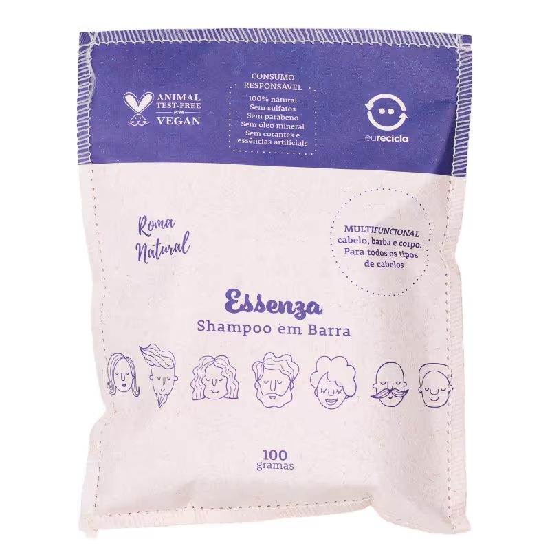 Roma Natural Essenza - Shampoo em Barra 100g