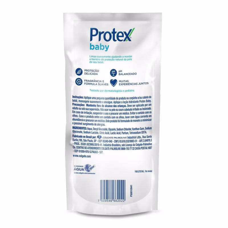 Kit 4 Sabonete Líquido Infantil Protex Baby 380ml