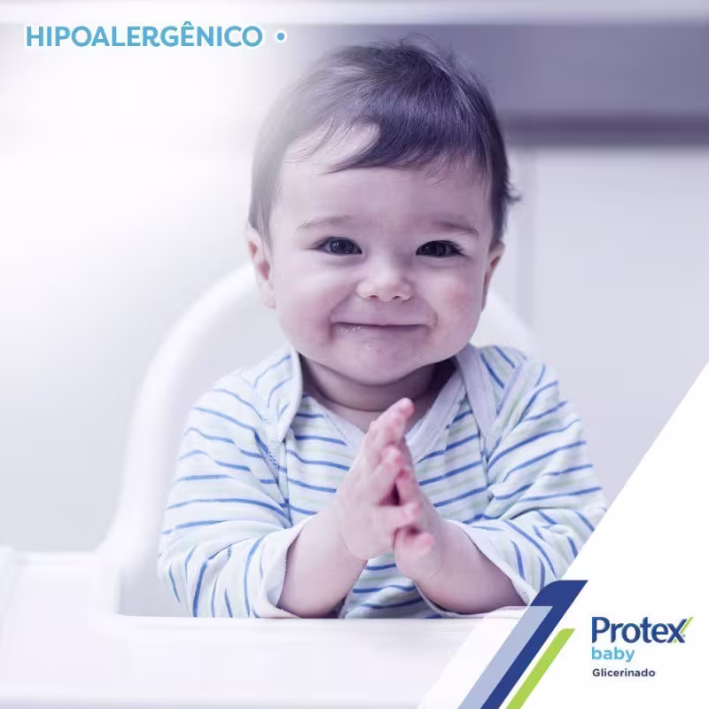 Kit 4 Sabonete Líquido Infantil Protex Baby 380ml