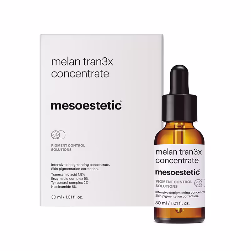 Mesoestetic Melan Tran3x - Sérum Facial Uniformizador de Marcas 30ml