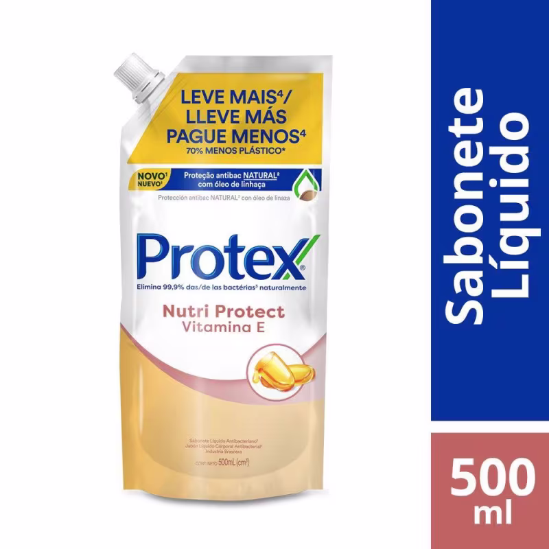 Sabonete Líquido Nutri Protect Vitamina E Refil 500ml