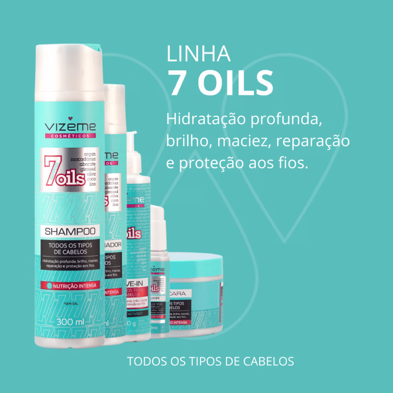 Vizeme Seven Oils - Máscara Capilar 250g
