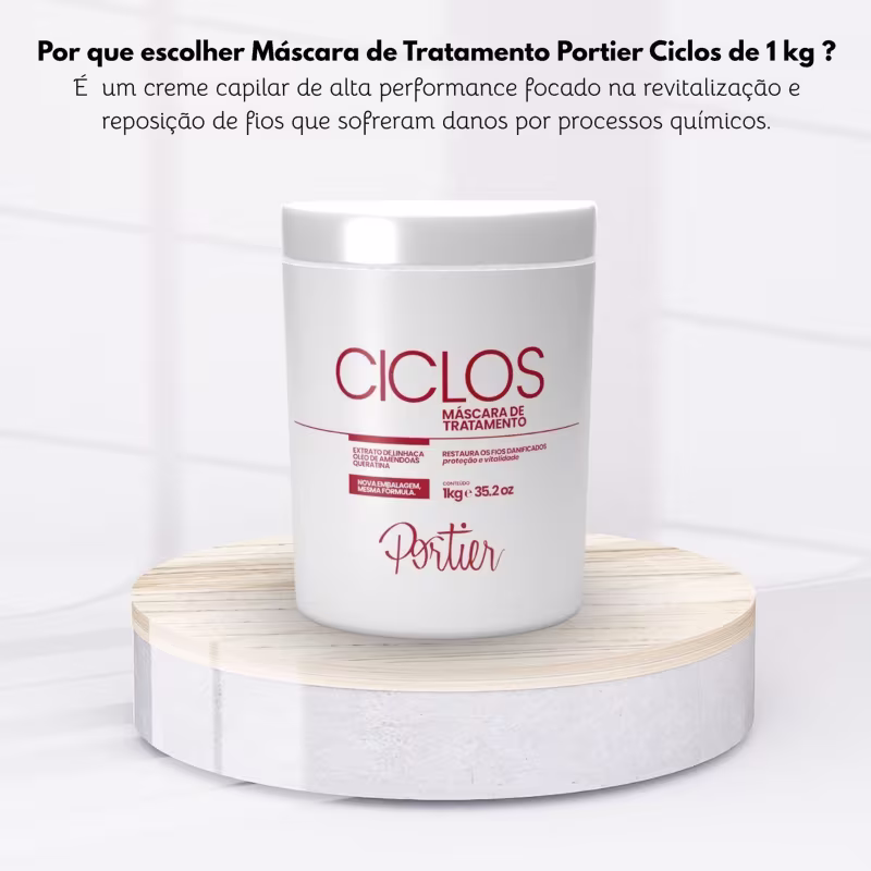 Portier Ciclos B-Tox Mask - Máscara Capilar 1kg