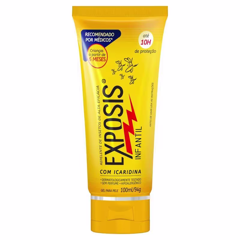Kit Repelente Exposis Extreme Gel 100ml + Repelente Gel Exposis Infantil sem Perfume 100ml