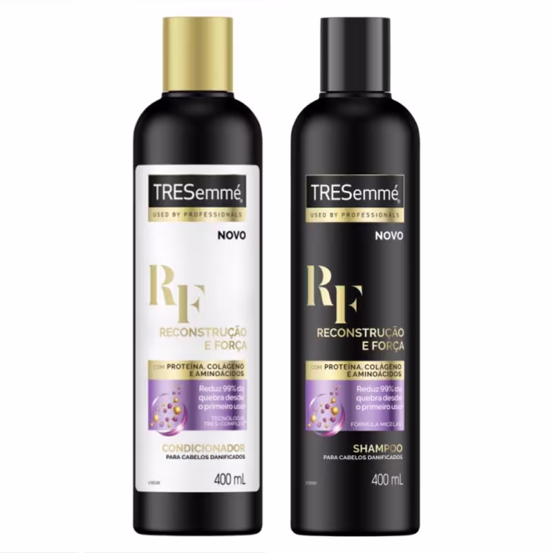 Kit TRESemmé Reconstrução e Força Duo (Shampoo + Condicionador 400ml)