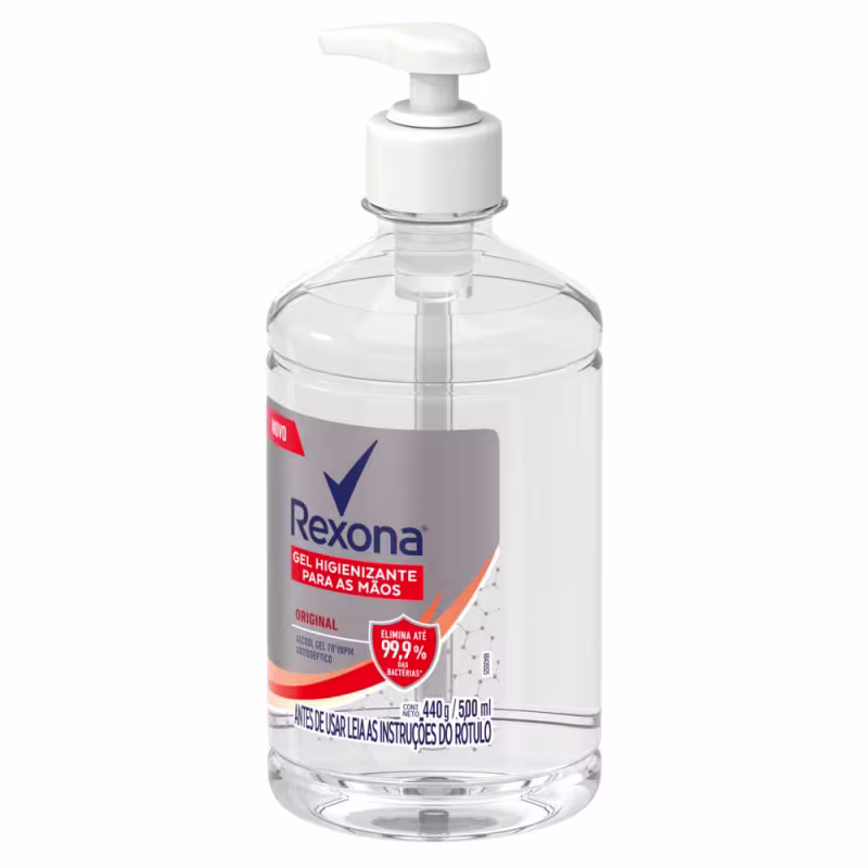 Álcool em Gel 70º INPM Rexona 500ml