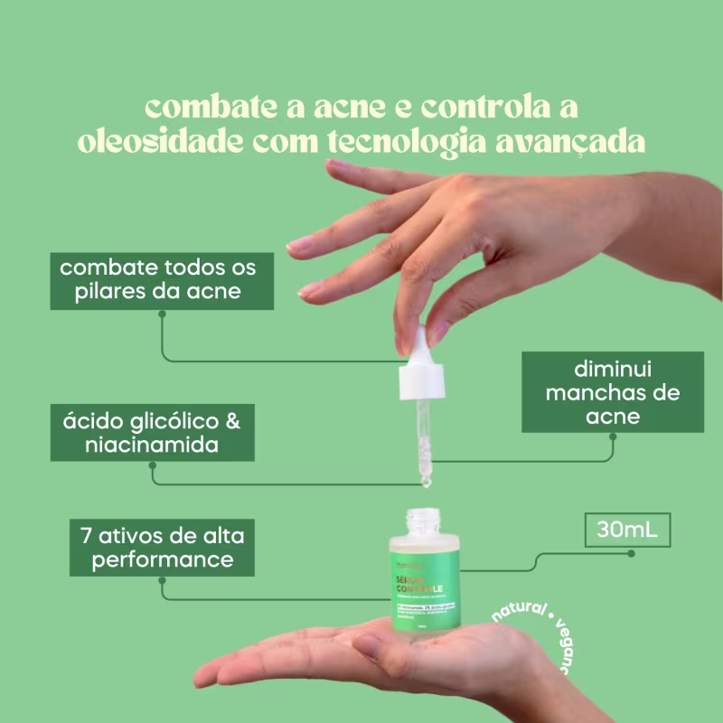 Tropicália Cosméticos Naturais Controle Antiacne - Sérum Facial 30ml