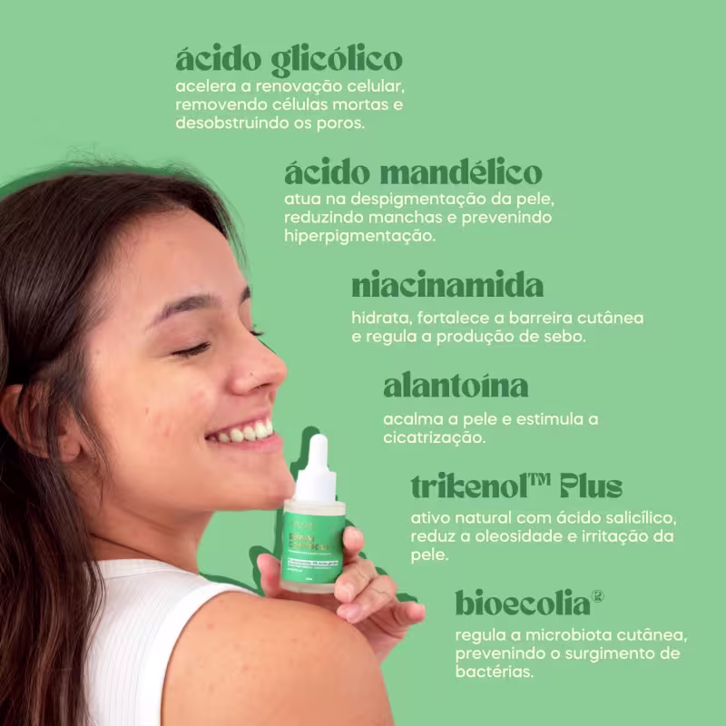 Tropicália Cosméticos Naturais Controle Antiacne - Sérum Facial 30ml