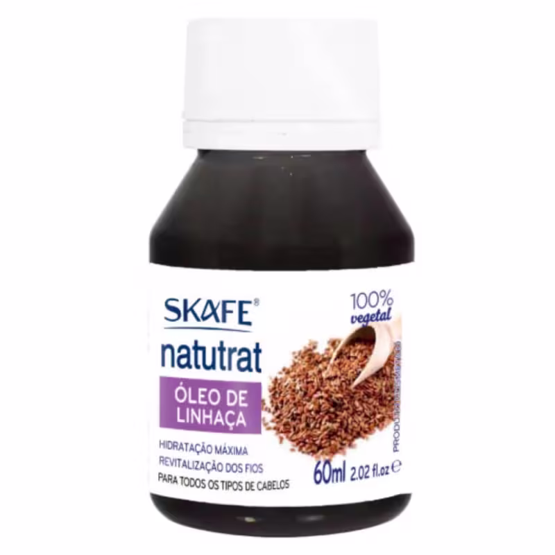 Skafe Natutrat Óleo de Linhaça - Óleo Capilar 60ml
