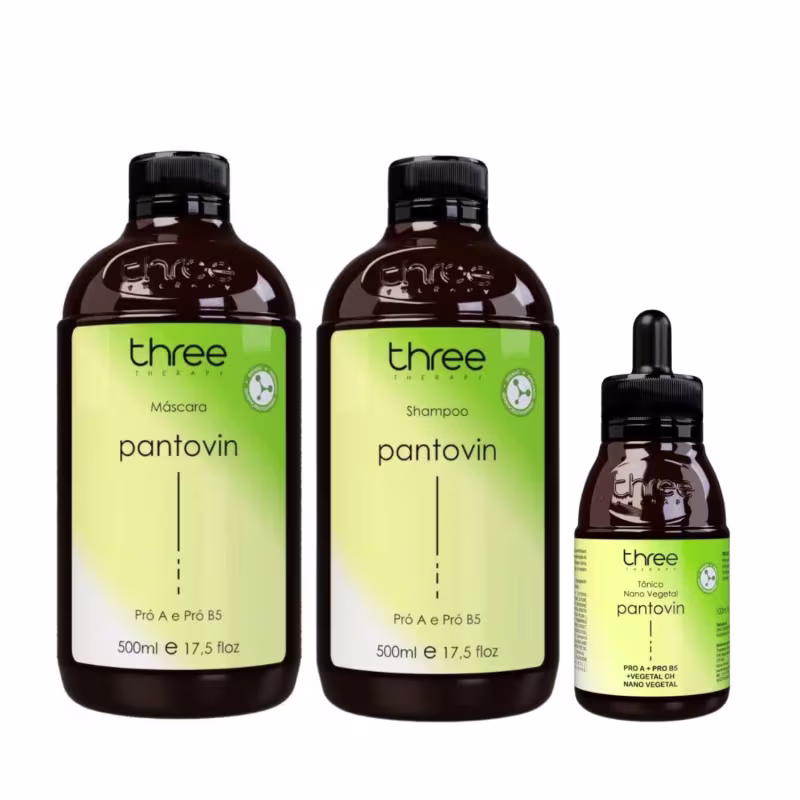 Kit Three Therapy Pantovin Crescimento Capilar (3 Produtos)
