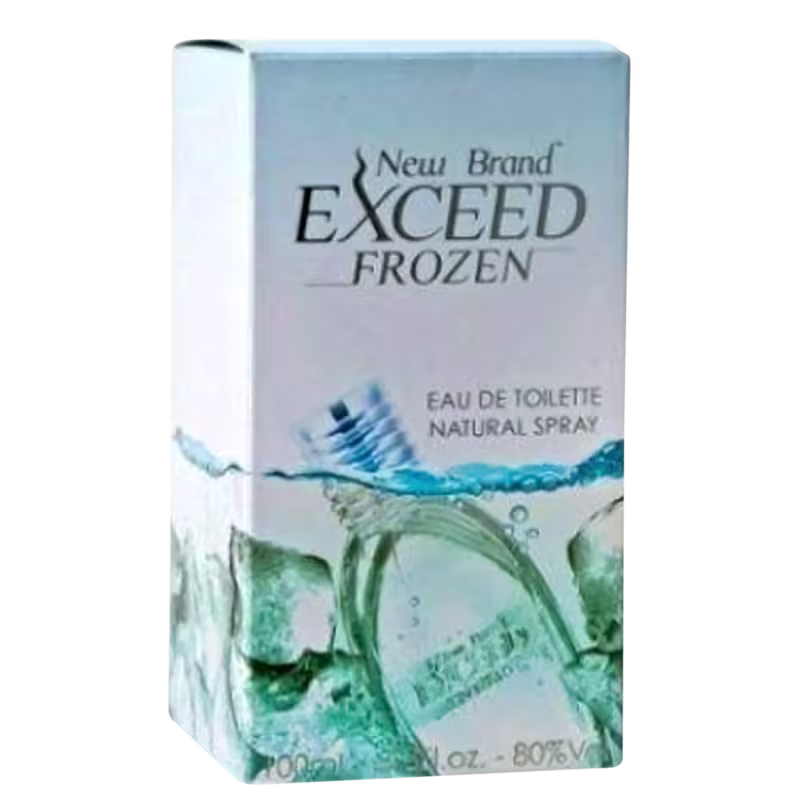 Perfume Exceed Frozen EDT Masculino New Brand 100ml