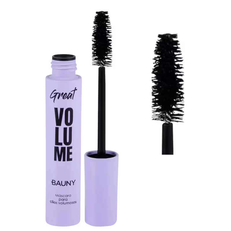 Bauny Cosméticos Great Volume Preto - Máscara de Cílios 8ml