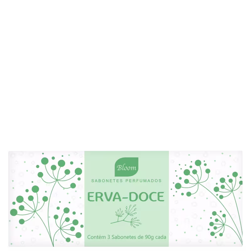 Kit Bloom Erva-Doce - Sabonete em Barra 3x90g