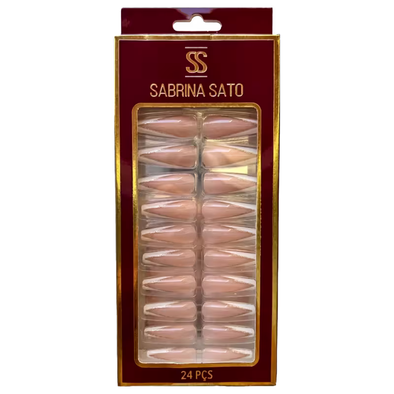 Sabrina Sato Bailarina Francesinha SS2371-1 - Unhas Postiças Autocolantes (24 Unidades)