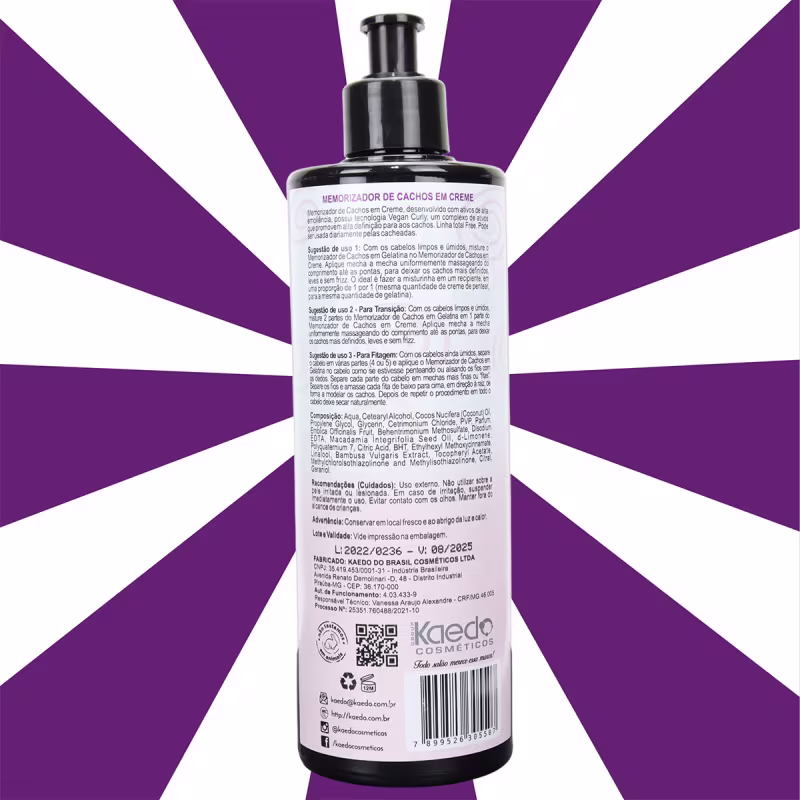 Obliphica Cosméticos Hora de Cachear - Memorizador de Cachos 500ml