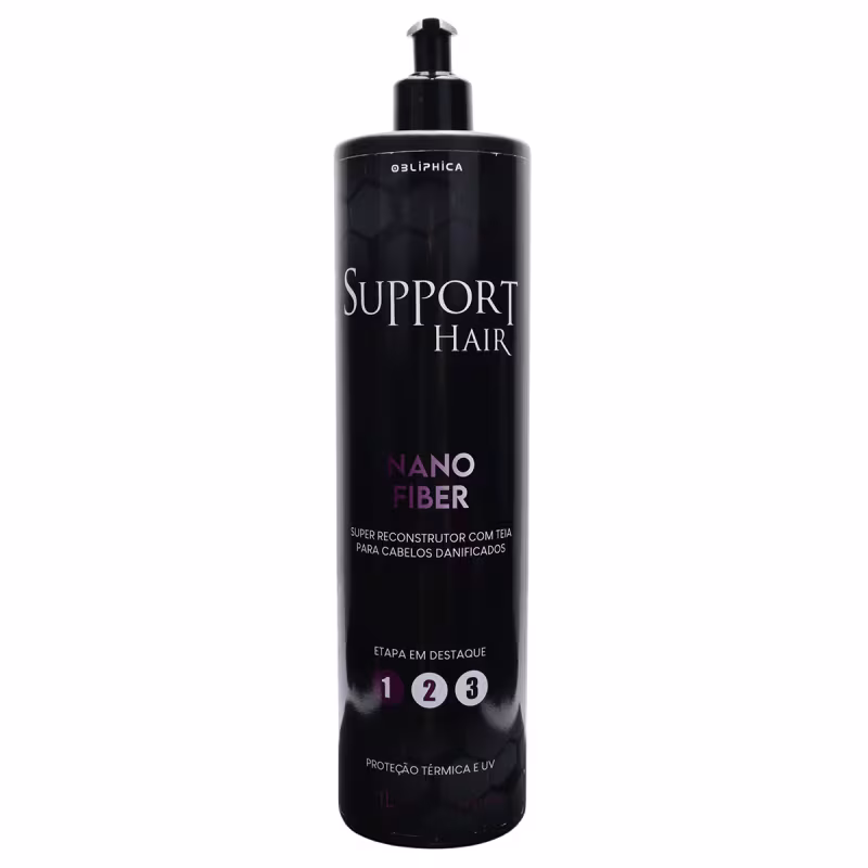 Obliphica Cosméticos Support Hair Nano Fiber - Tratamento Capilar 1L