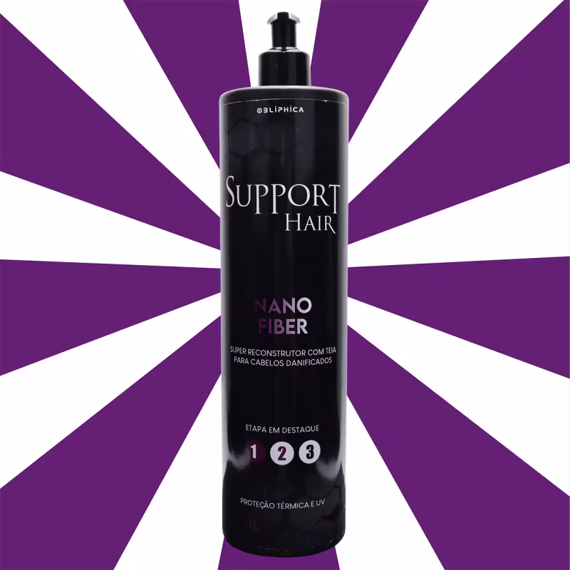 Obliphica Cosméticos Support Hair Nano Fiber - Tratamento Capilar 1L
