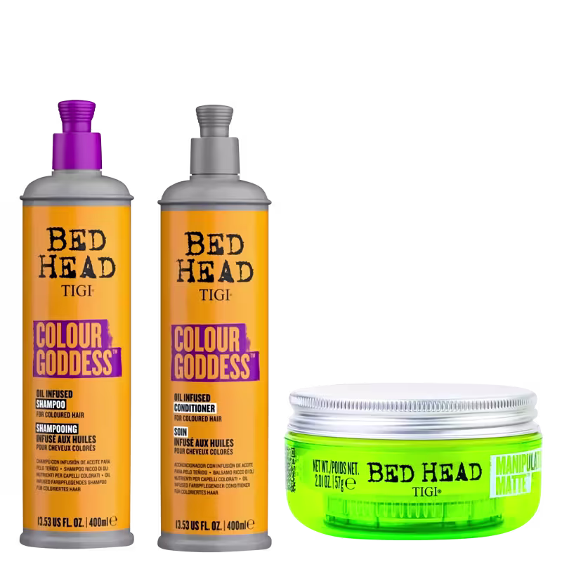 Kit TIGI Bed Head Colour Goddess Trouble Matte  (03 Produtos)