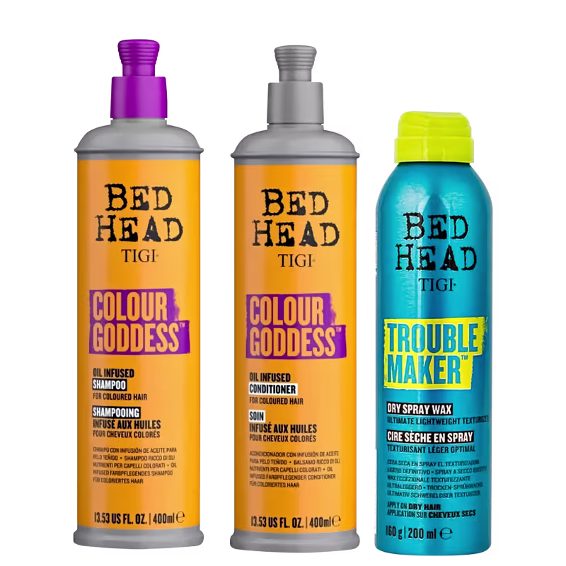 Kit TIGI Bed Head Colour Goddess Trouble Maker (03 Produtos)