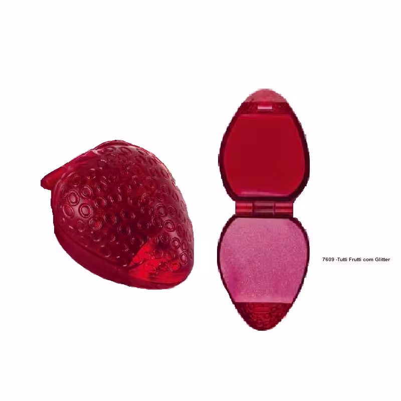 Abelha Rainha Doce Infância Moranguinho Tutti-Frutti com Glitter - Brilho Labial 14g