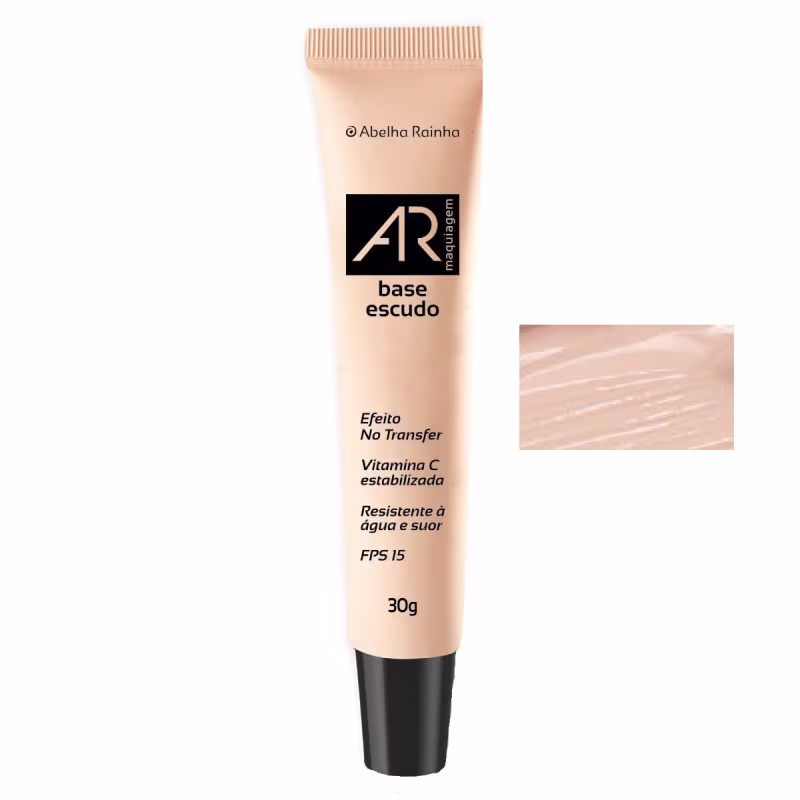 Abelha Rainha AR Maquiagem Base Escudo FPS15 4931 Bege Rosado - Base Líquida 30g