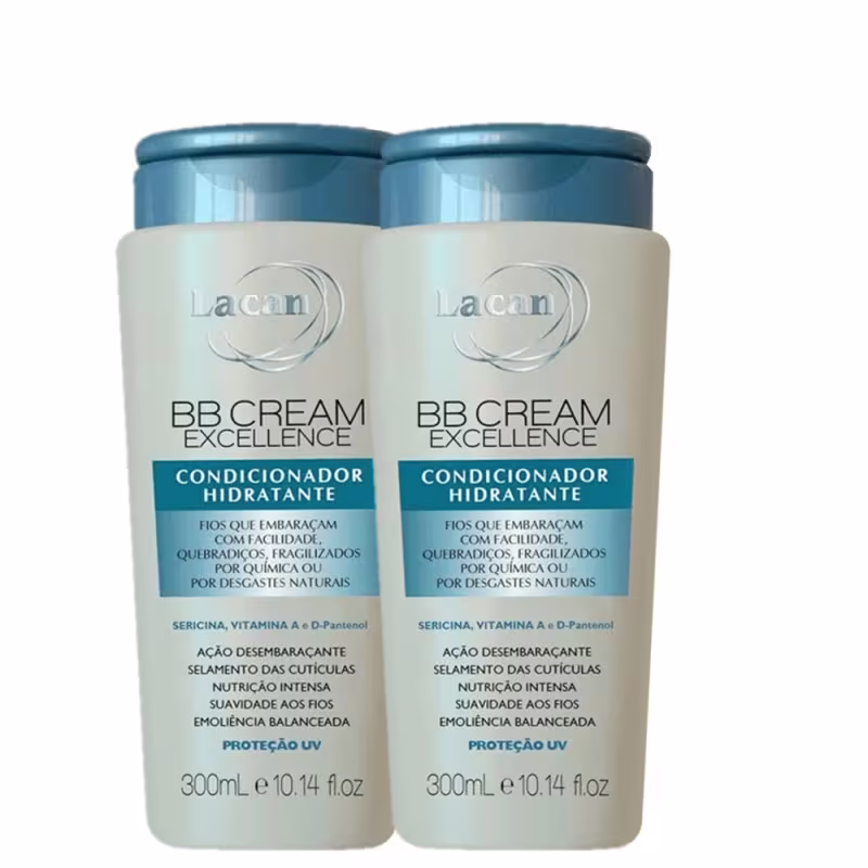 Kit Lacan BB Cream Fortificante - Condicionador 300ml (2 Unidades)