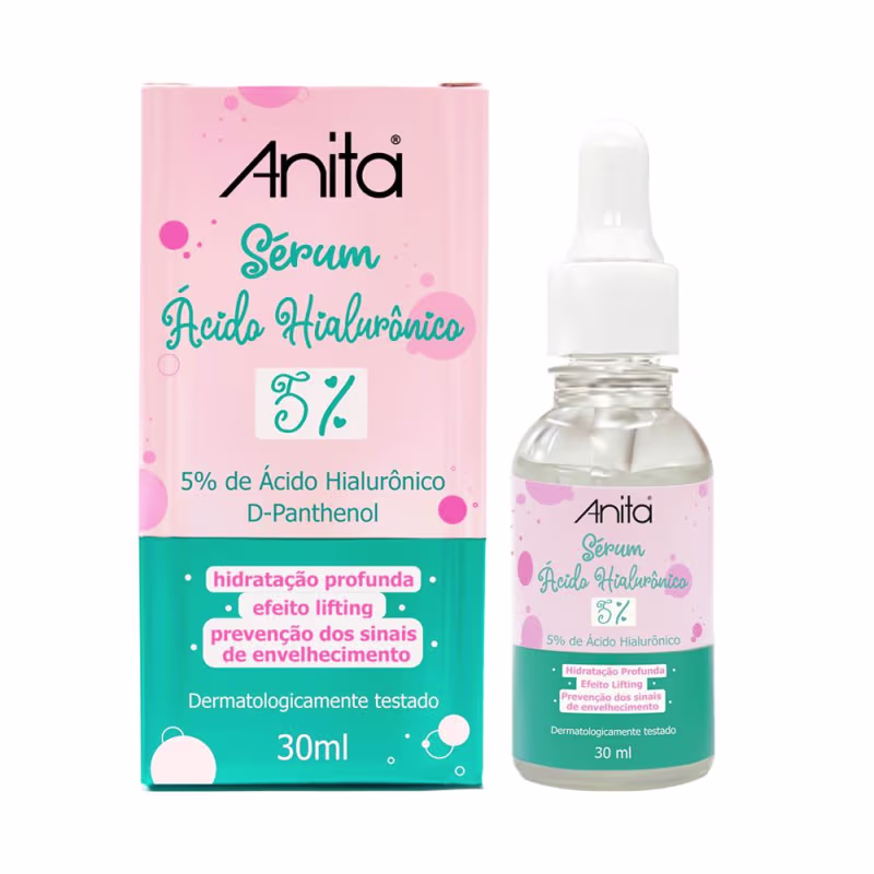 Anita Ácido Hialurônico 5% - Sérum Facial 30ml