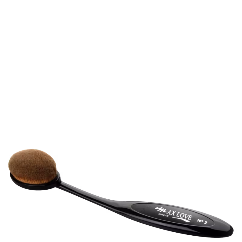 Max Love Pincel Oval 02 - Pincel para Base Líquida
