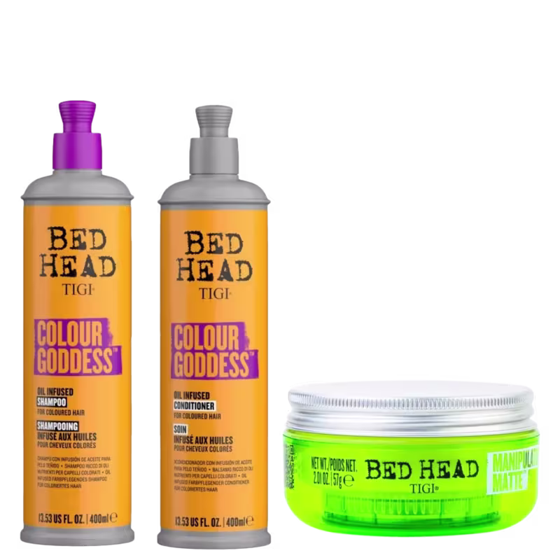 Kit TIGI Bed Head Colour Goddess Trouble Matte  (03 Produtos)