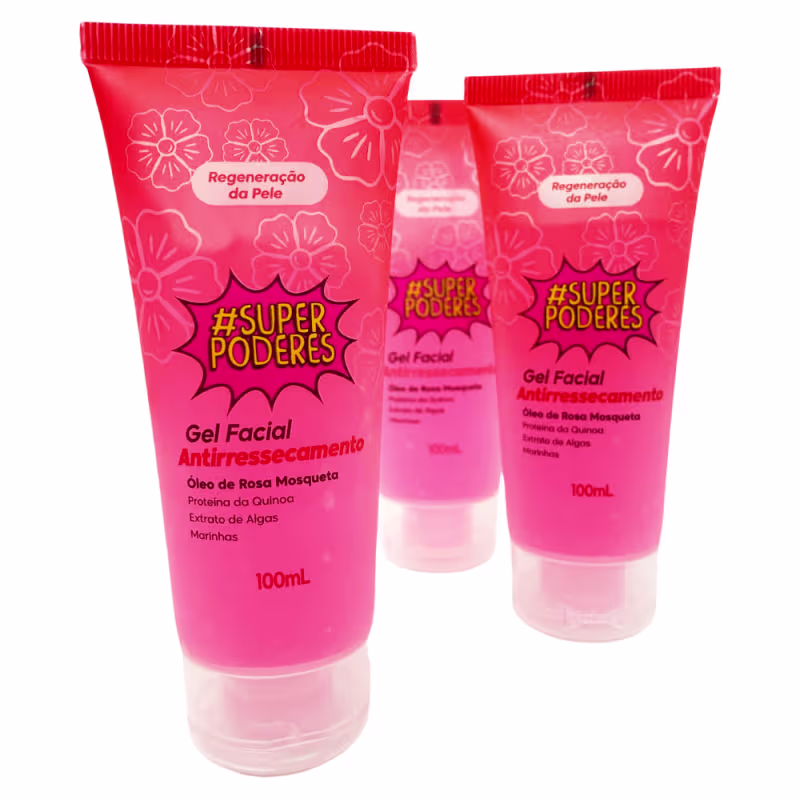 Super Poderes Antirressecamento - Gel Facial 100ml