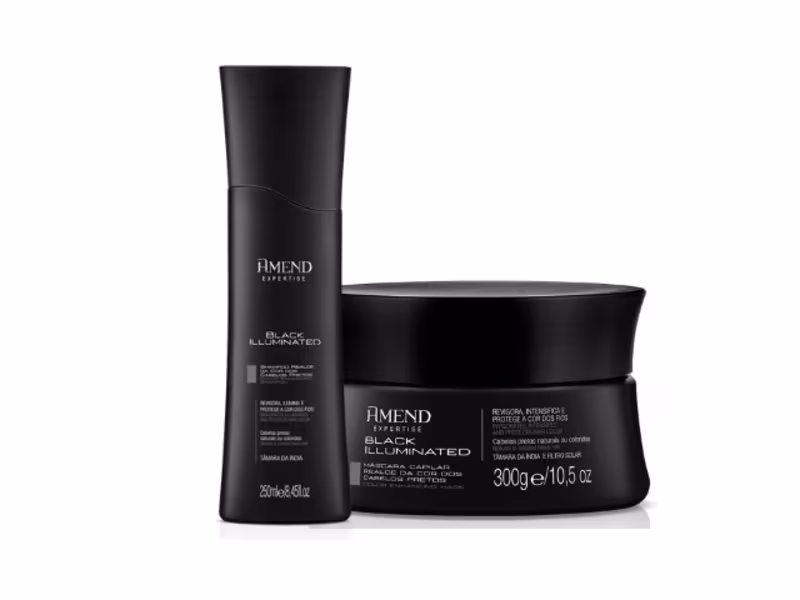 Kit Amend Black Illuminated Realce da Cor Dupla (2 Produtos)