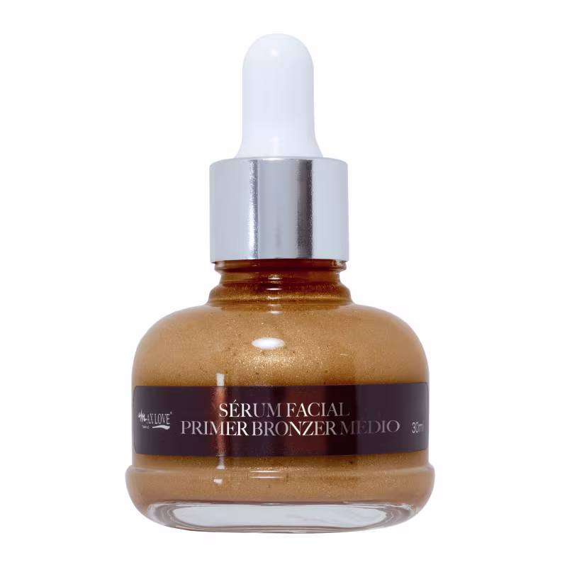 Max Love Primer Bronzer Médio - Sérum Facial 30ml