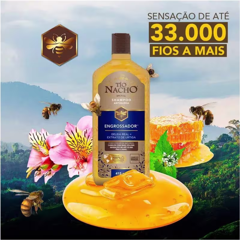 Kit Tio Nacho Engrossador Shampoo e Condicionador 415ml (2 produtos)