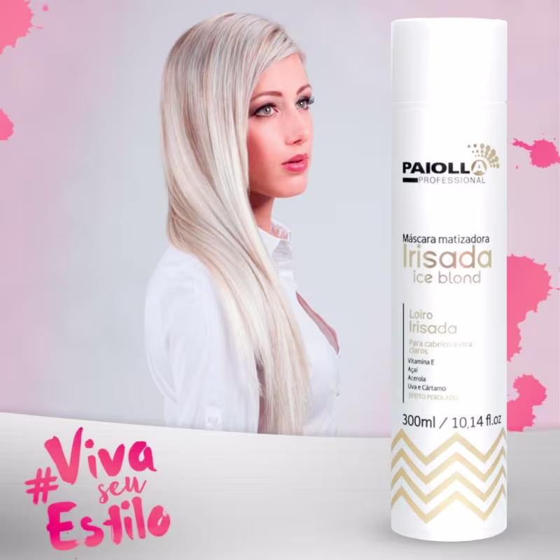 Máscara Matizadora Irisada - Loiro Perolado - 300ml