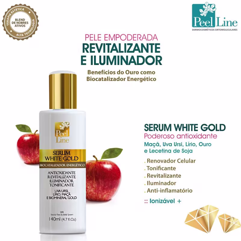 Peel Line White Gold - Tônico Facial 140ml