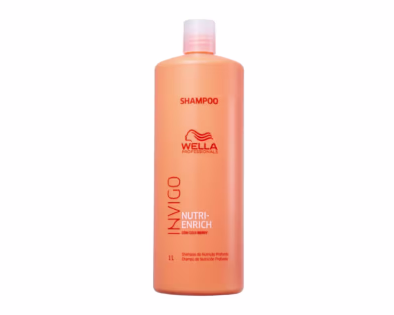 Kit Wella Professionals Nutri Enrich Sh 1L + Cond 1L + Masq 500g + Oil Reflections Light 100ml