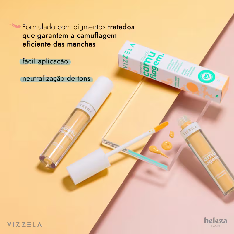 Formulado com pigmentos tratados que garantem a camuflagem eficiente das manchas, fácil aplicação e neutralização de tons.