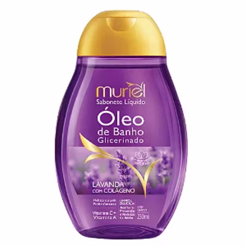 MURIEL SABONETE LIQUIDO OLEO DE BANHO 230ML TIPO:CEREJA COM COLAGENO