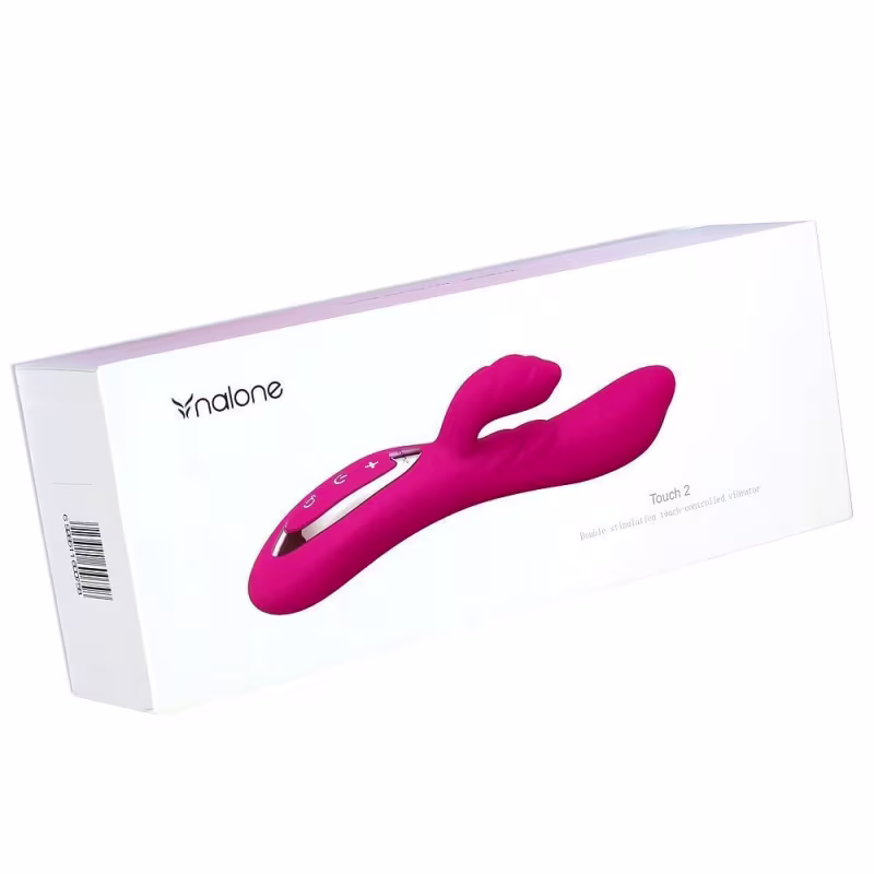 Nalone touch 2 - vibrador estimulador de ponto g e clítoris recarregável com 7 modos de vibração, sensor de toque