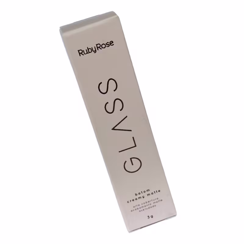 Caixa do Batom Ruby Rose Glass Creamy Matte