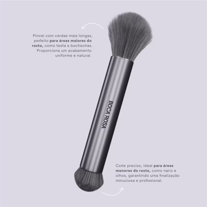 Kit Boca Rosa Pincel Duo Pro 1 + Pincel Duo Pro  2