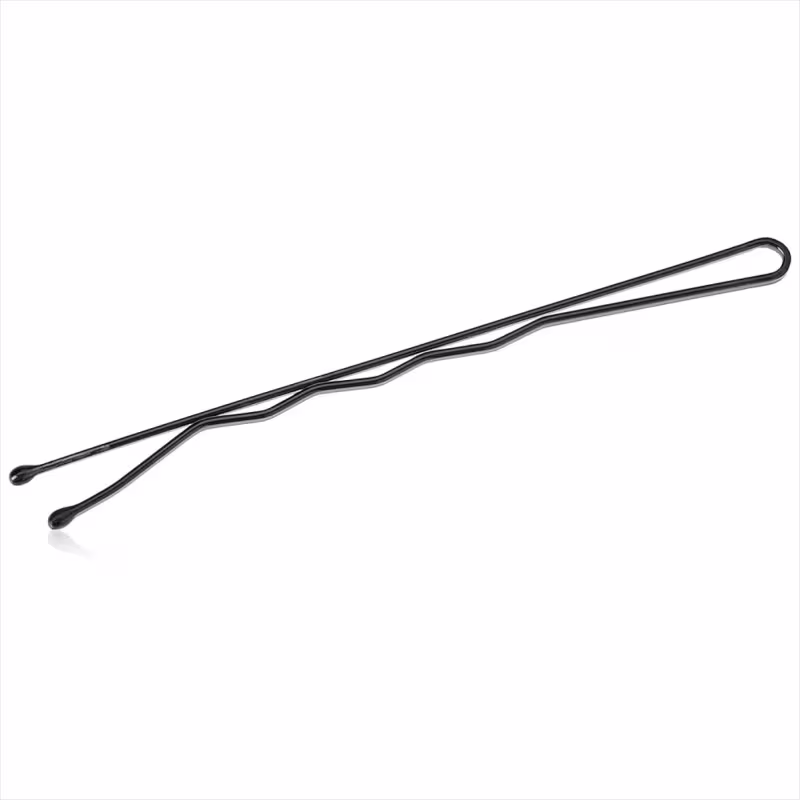 Kit Ricca Cera Fixadora Em Bastão + Grampo Cabelo Preto 20un